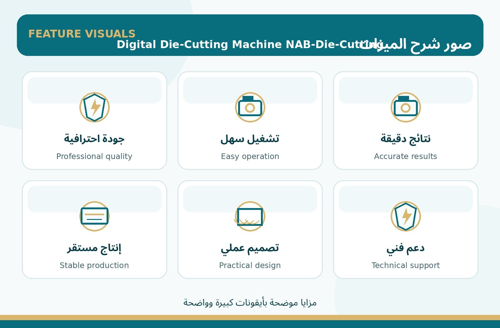 شرح ميزات Digital Die-Cutting Machine NAB-Die-Cutting